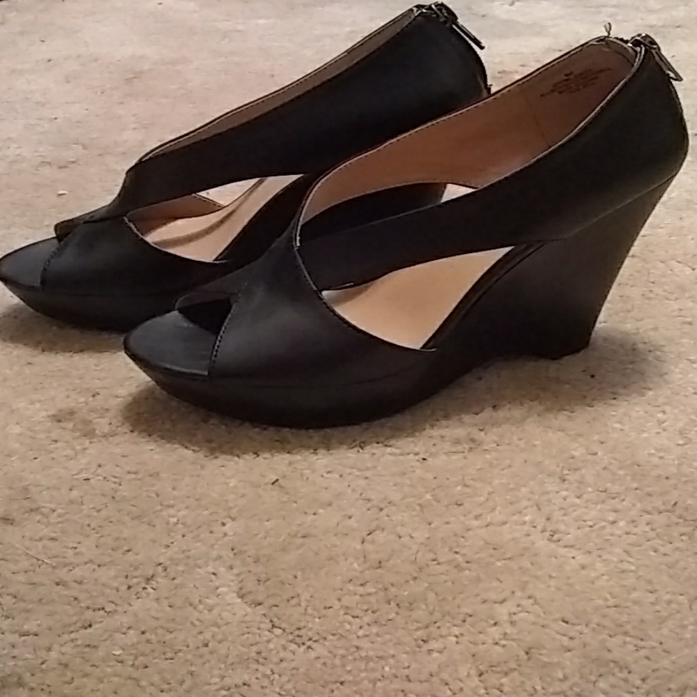 Nine West Majority Wedge Heel Sandal Open Toe